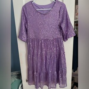 Purple sequin dress from Amazon no tag, size small